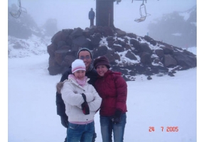 เล่นหิมะที่ Mt Ruapehu
